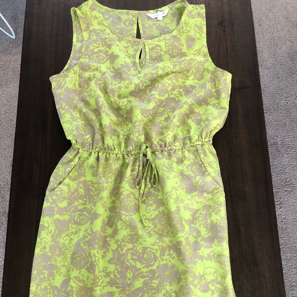 Neon and beige blouse